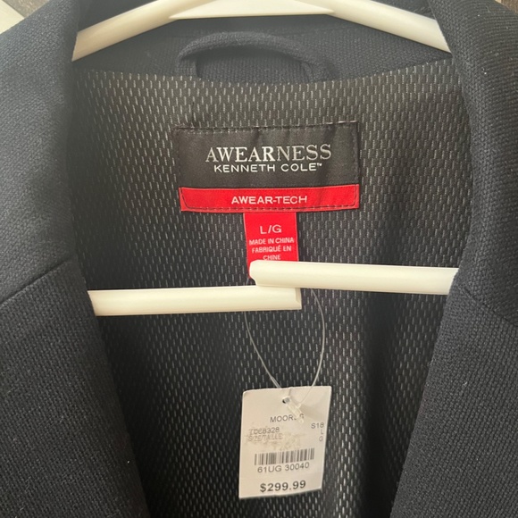 Men's Kenneth Cole Awareness Black Suit Jacket/Sport Coat/Blazer - Picture 4 of 4